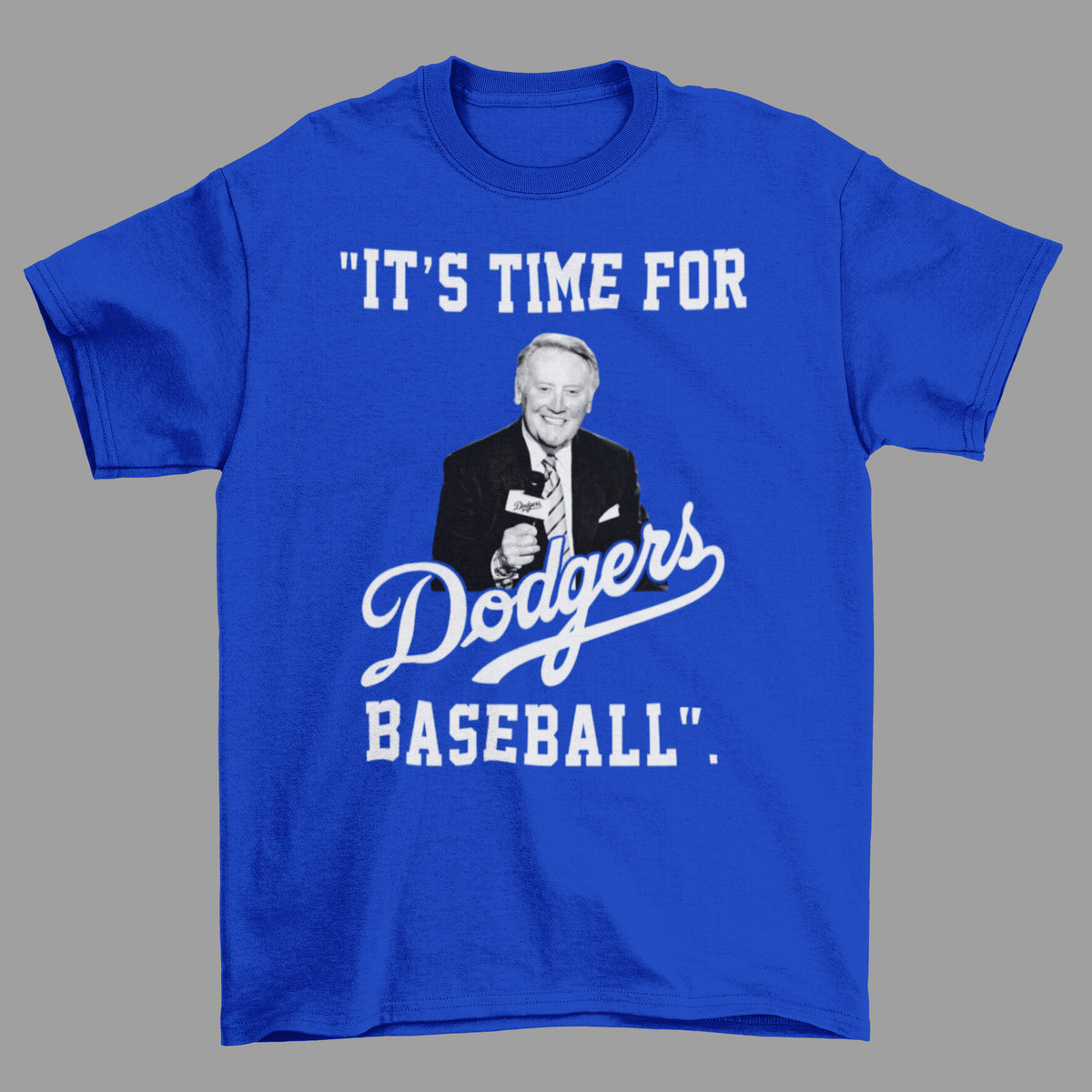 Grateful Vin Scully It's Time For WS 2020 Los Angeles Dodgers Baseball Shirt  - Thefirsttees