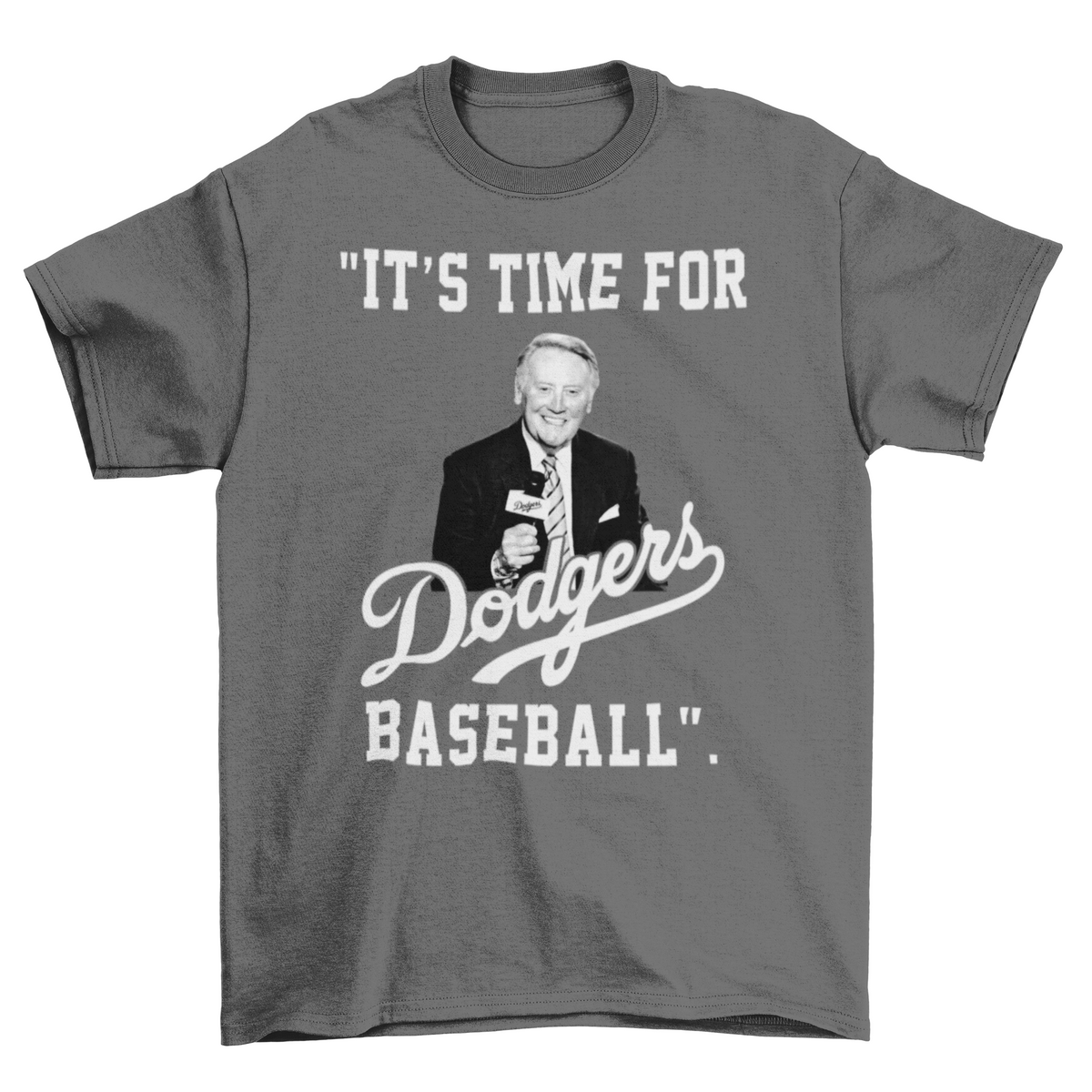 Grateful Vin Scully It's Time For WS 2020 Los Angeles Dodgers Baseball Shirt  - Thefirsttees