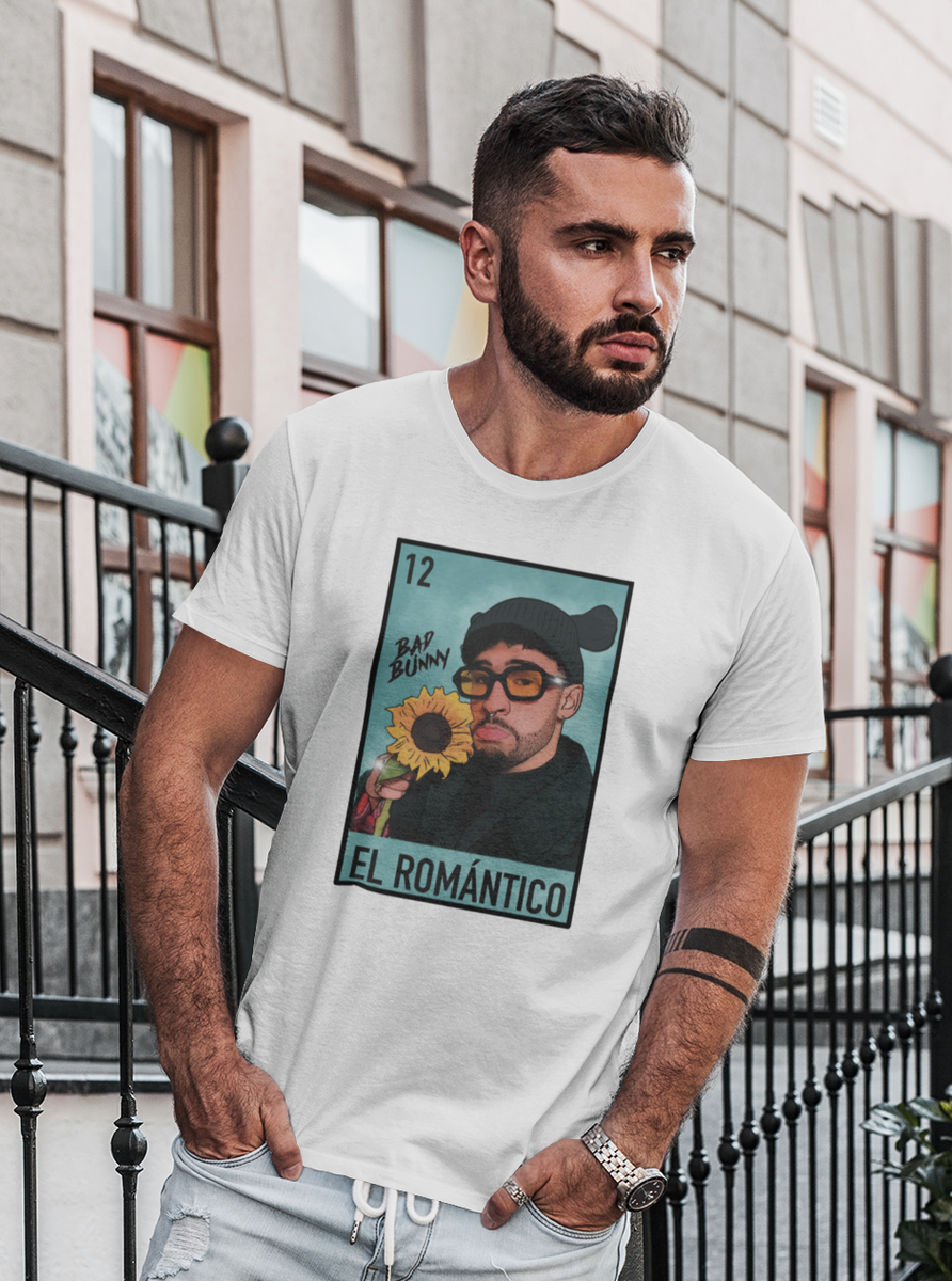 Bad Bunny El Romantico Sunflower Loteria T-Shirt – JFiveCustoms