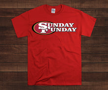 Load image into Gallery viewer, San Francisco 49ers Sunday Funday Football T-Shirt
