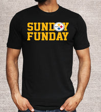 Load image into Gallery viewer, Pittsburgh Steelers Sunday Funday Football T-Shirt
