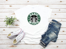 Load image into Gallery viewer, Basic Witch Halloween Funny Starbucks T-Shirt