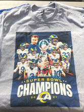 Load image into Gallery viewer, Los Angeles Rams 2021 Super Bowl Champions T-Shirt