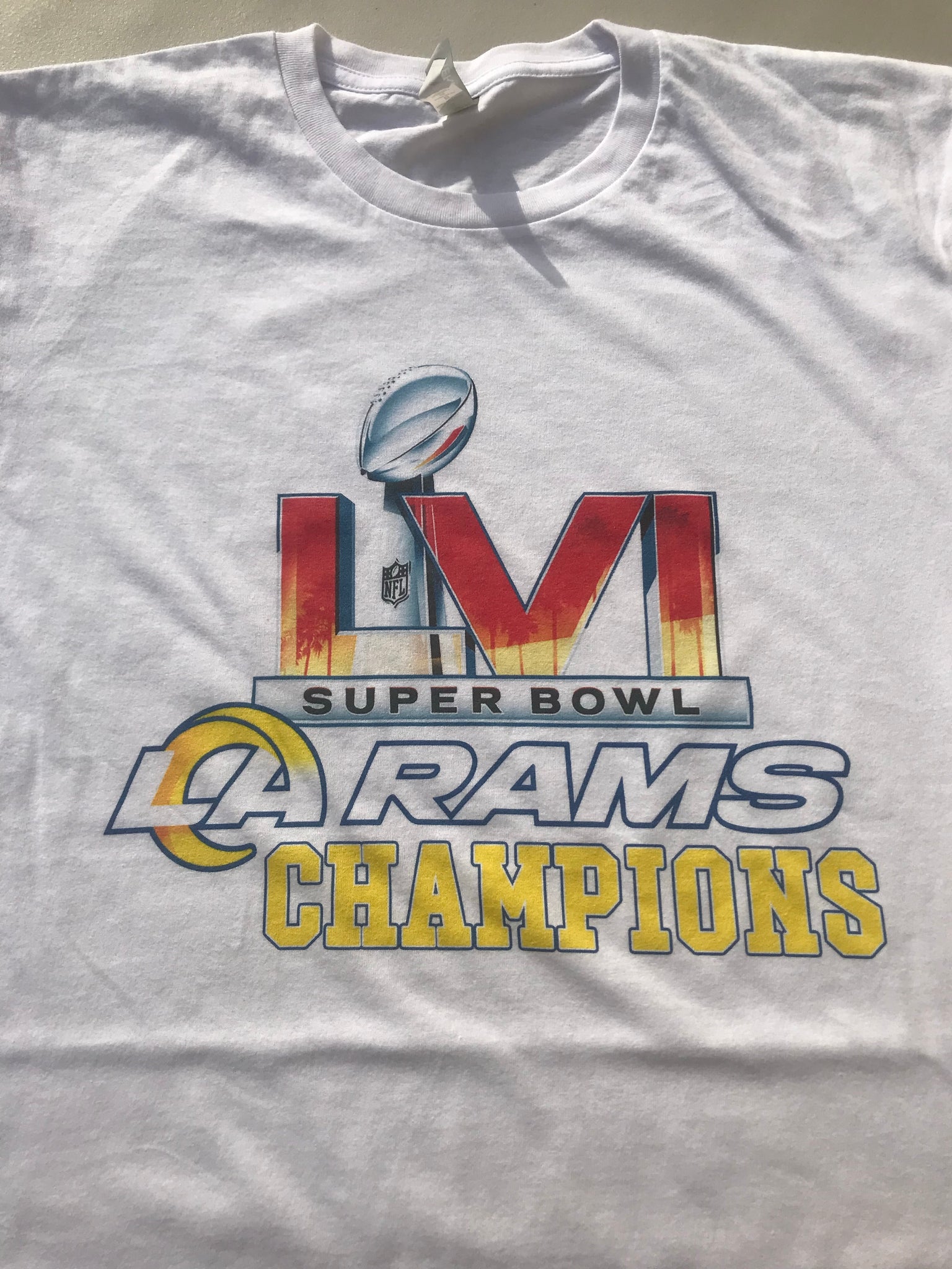 Los Angeles Rams Super Bowl LVI Champions T-Shirt – JFiveCustoms