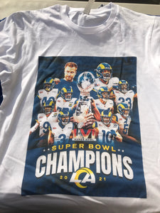 Los Angeles Rams 2021 Super Bowl Champions T-Shirt