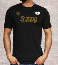 Load image into Gallery viewer, Lakers Kobe &amp; Gigi Tribute Basketball T-Shirt