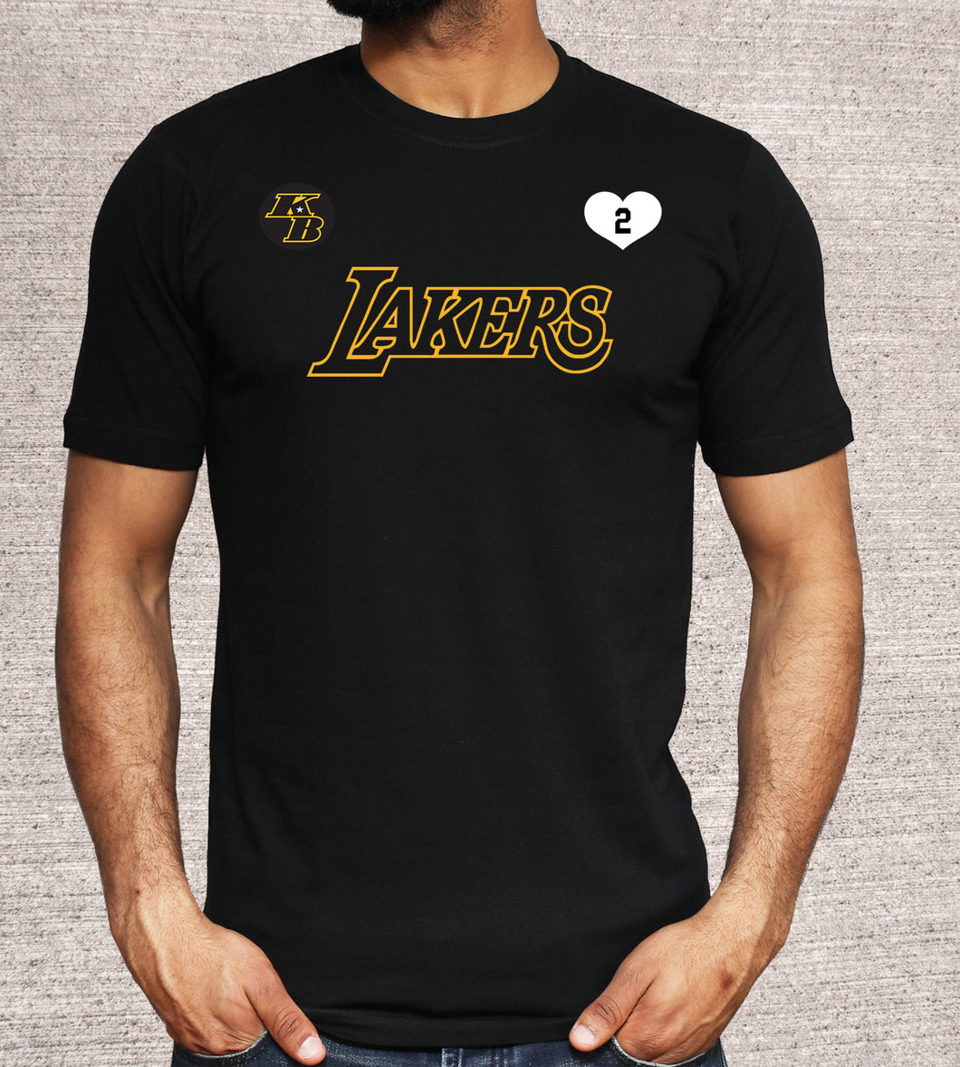 Lakers Kobe & Gigi Tribute Basketball T-Shirt