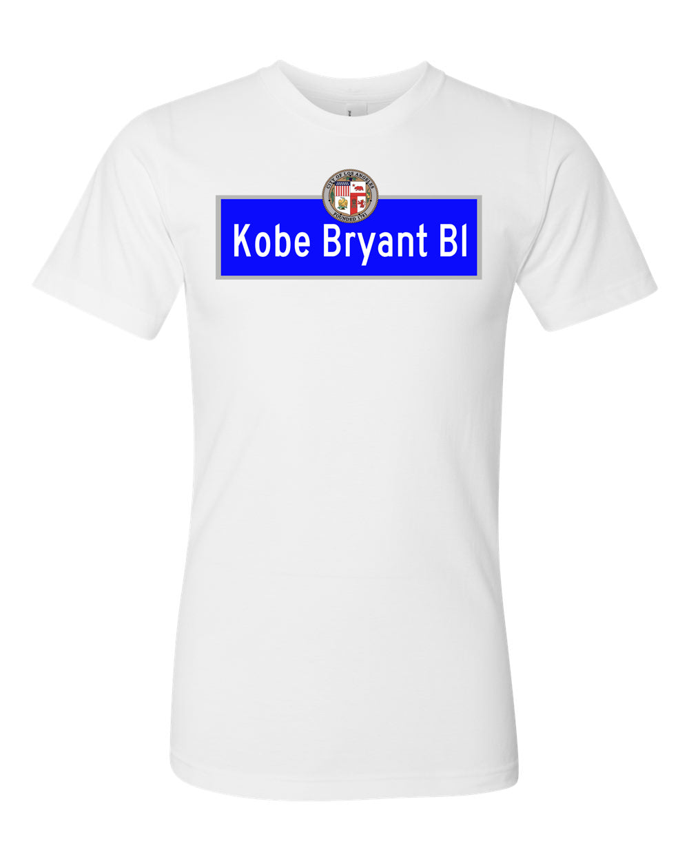 Kobe Byrant Blvd Street Sign T-Shirt