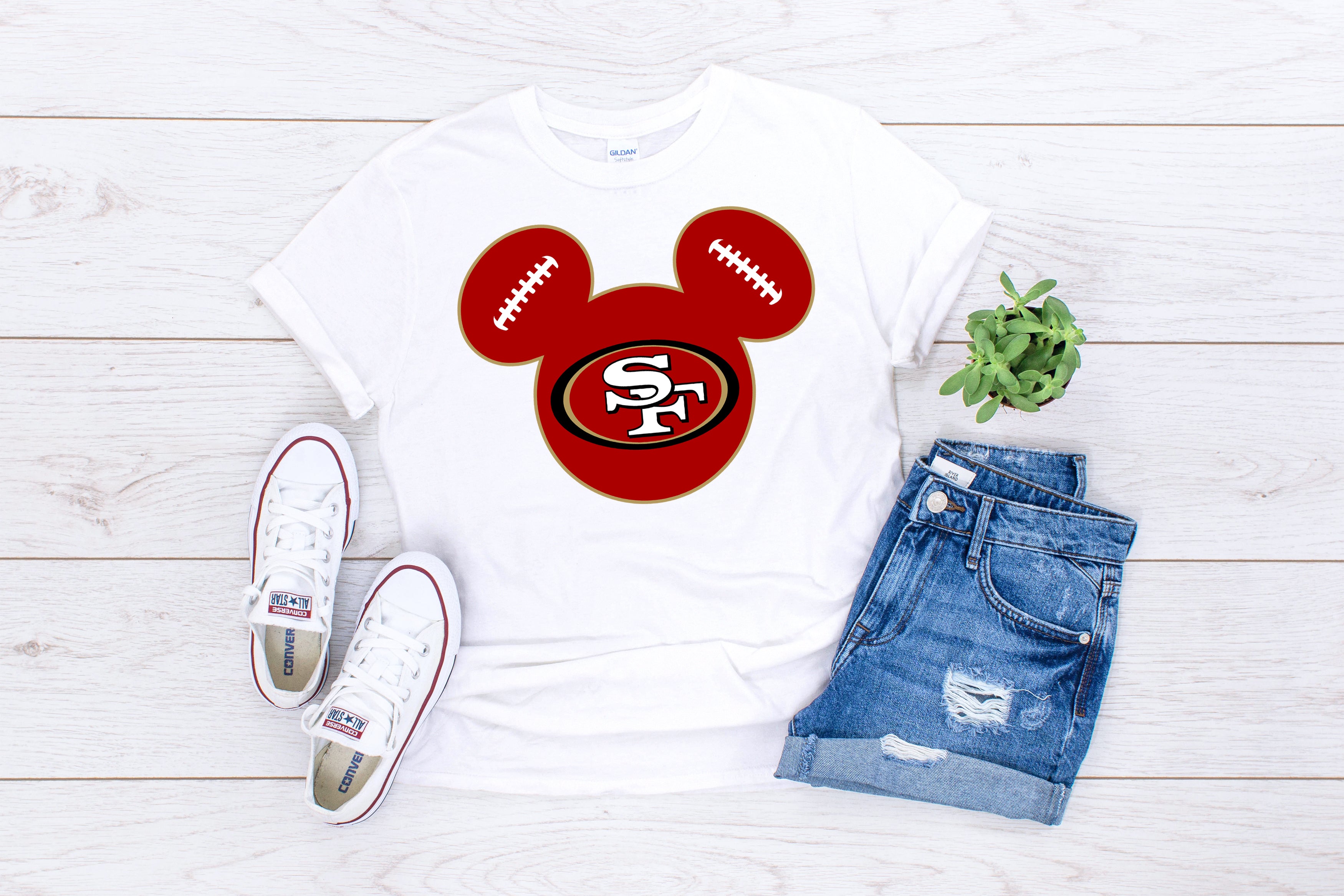 mickey mouse san francisco 49ers
