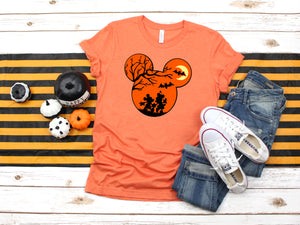 Disney Mickey & Minnie Mouse Spooky Halloween T-Shirt