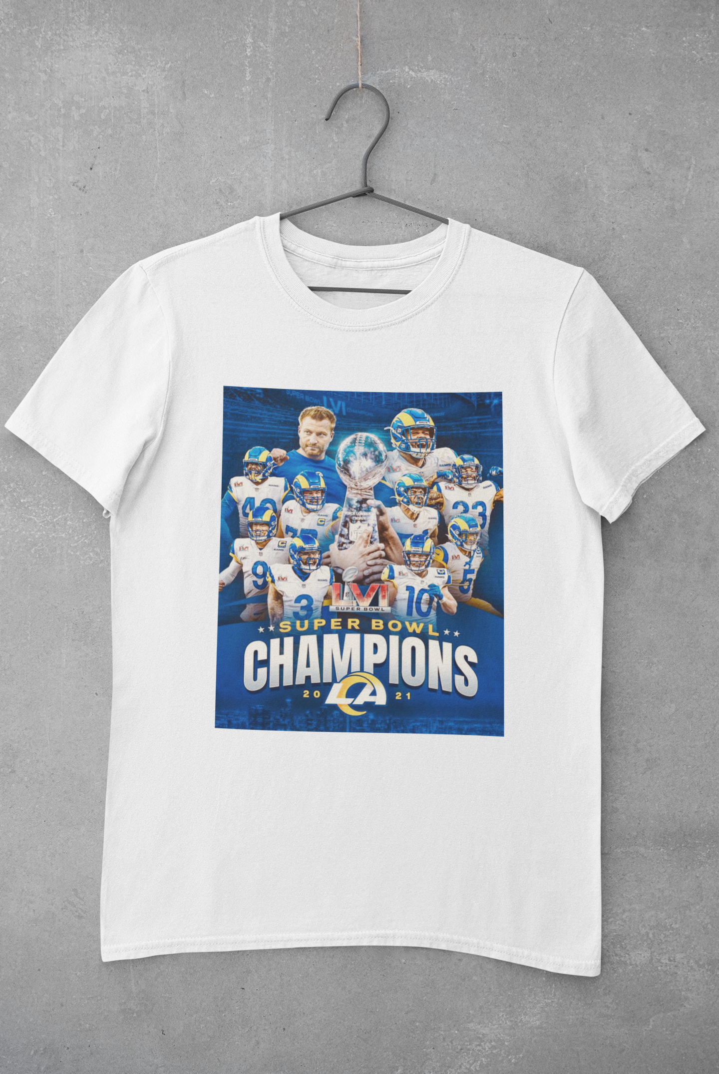 Two Time Super Bowl Champions Los Angeles Rams T-Shirt - Cruel Ball
