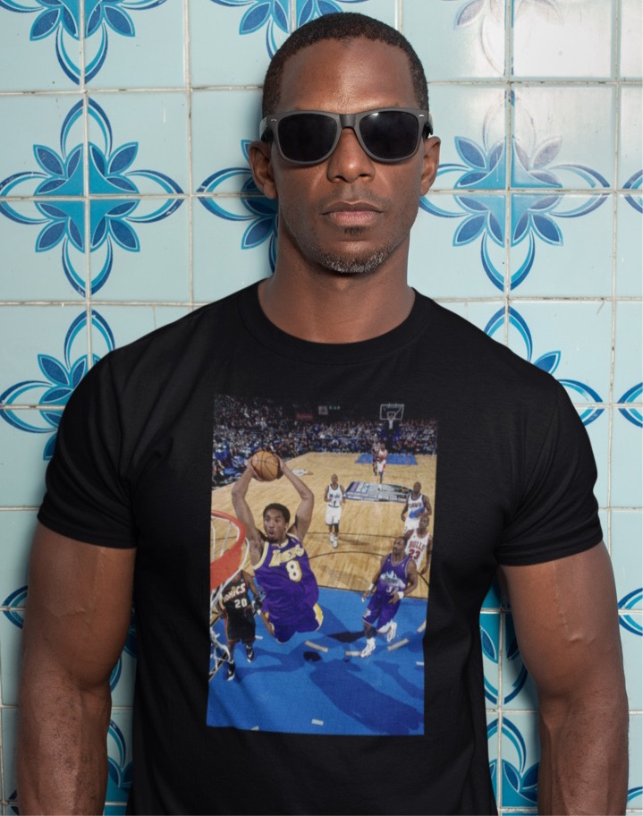 Kobe Bryant Post Lakers Championship T- Shirt – JFiveCustoms
